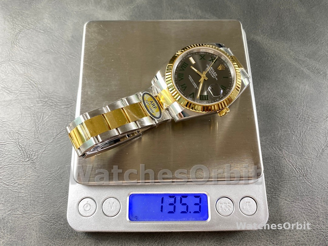 Rolex Datejust Grey Two Tone M126333 0019 41mm Mens