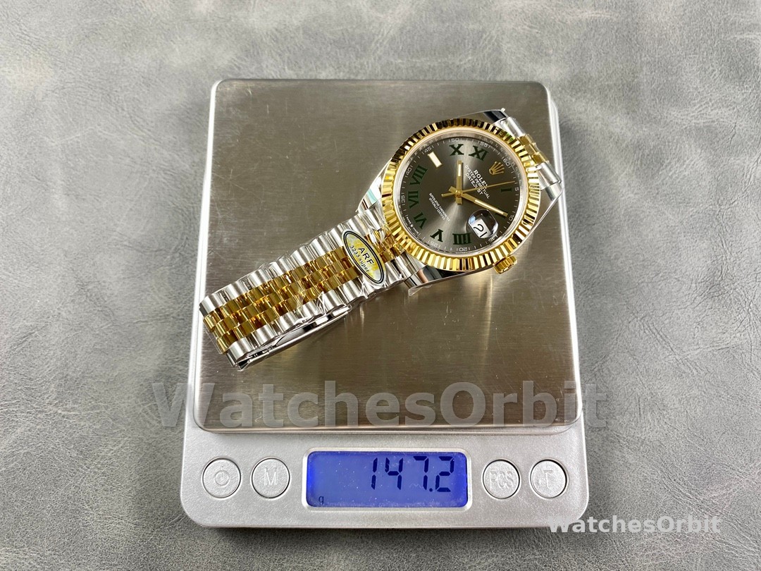 Rolex Datejust m126333 0020 Grey Dial Jubilee 41mm Two Tone Men's Watch