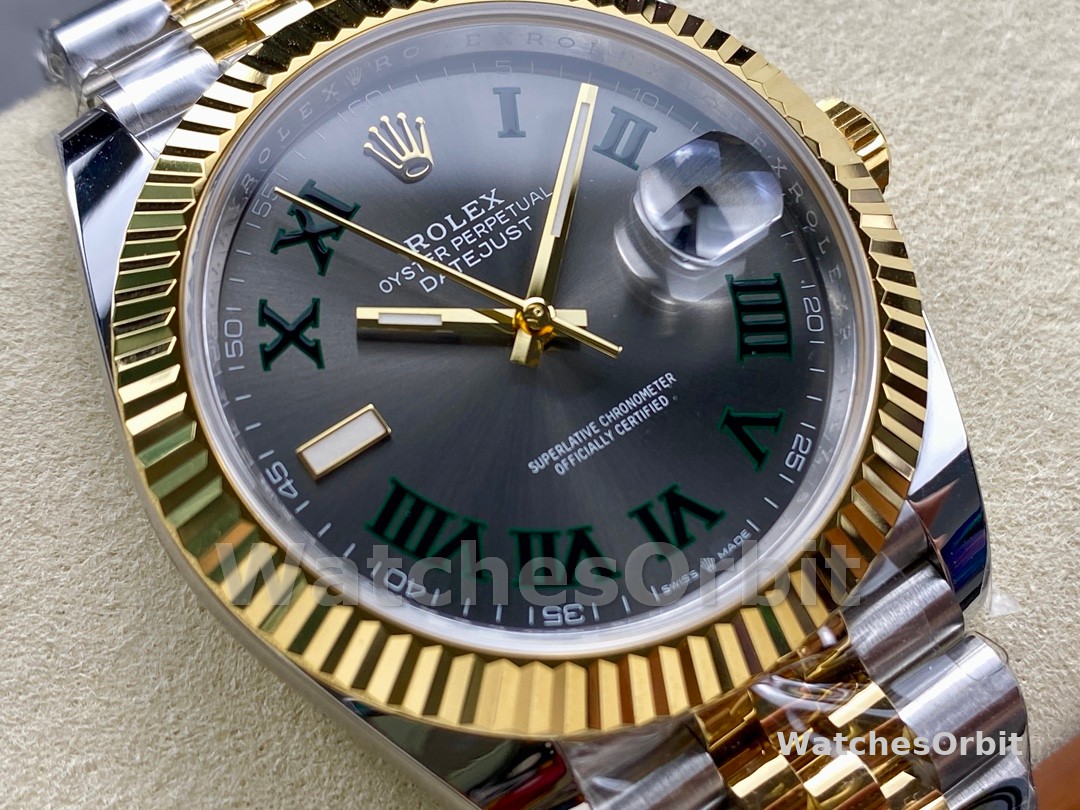 Rolex Datejust m126333 0020 Grey Dial Jubilee 41mm Two Tone Men's Watch