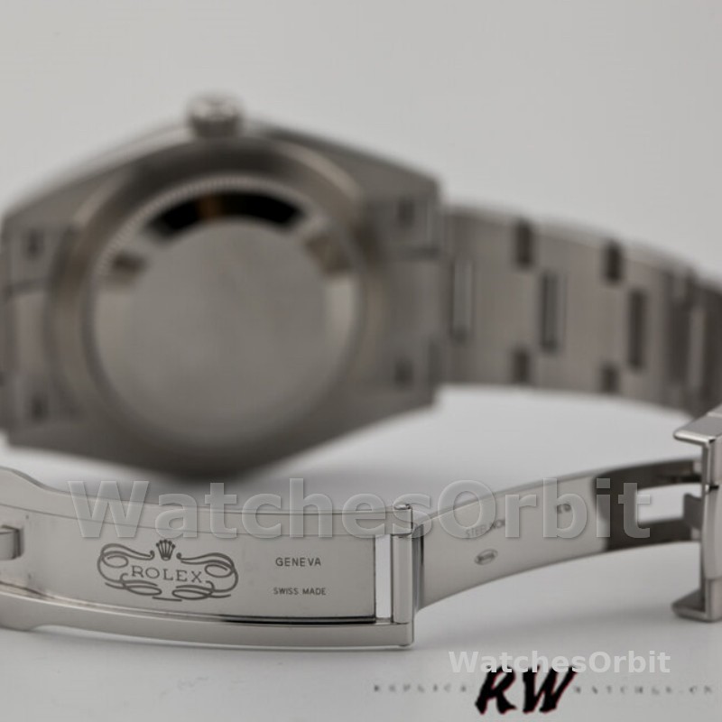 Rolex Datejust m126334 0017 Fluted Bezel Black Dial 41MM Mens Replica Watch