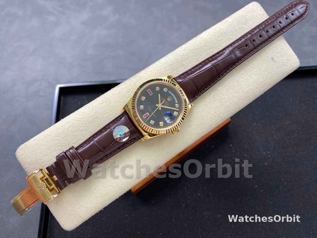 Rolex Day Date 118138 0020 Yellow Gold Diamond Ruby 36 mm