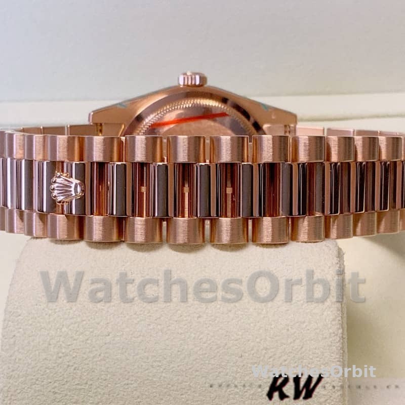 Rolex Day-Date 118205 Pink Diamond Dial 36mm Unisex Replica Watch