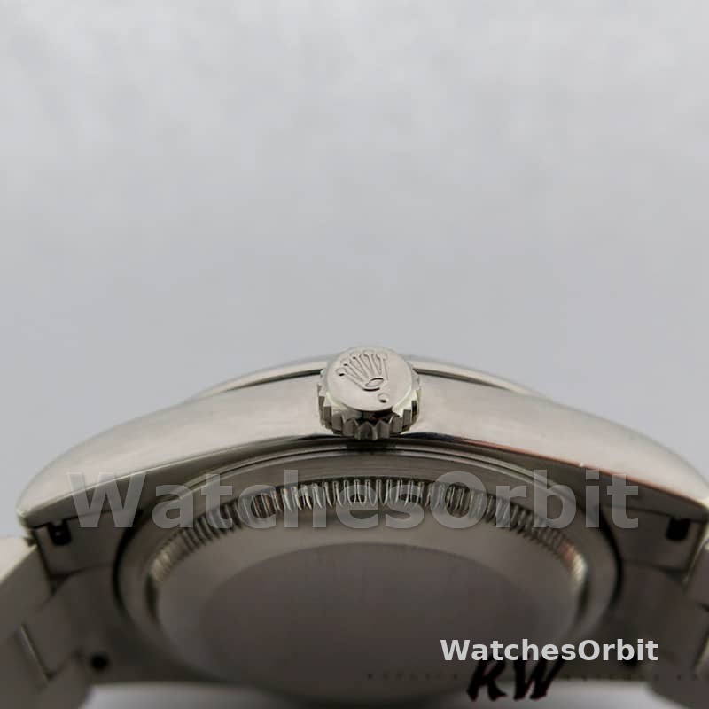 Rolex Day Date 118206 Platinum Black Diamond Dial 36mm Unisex Replica Watch