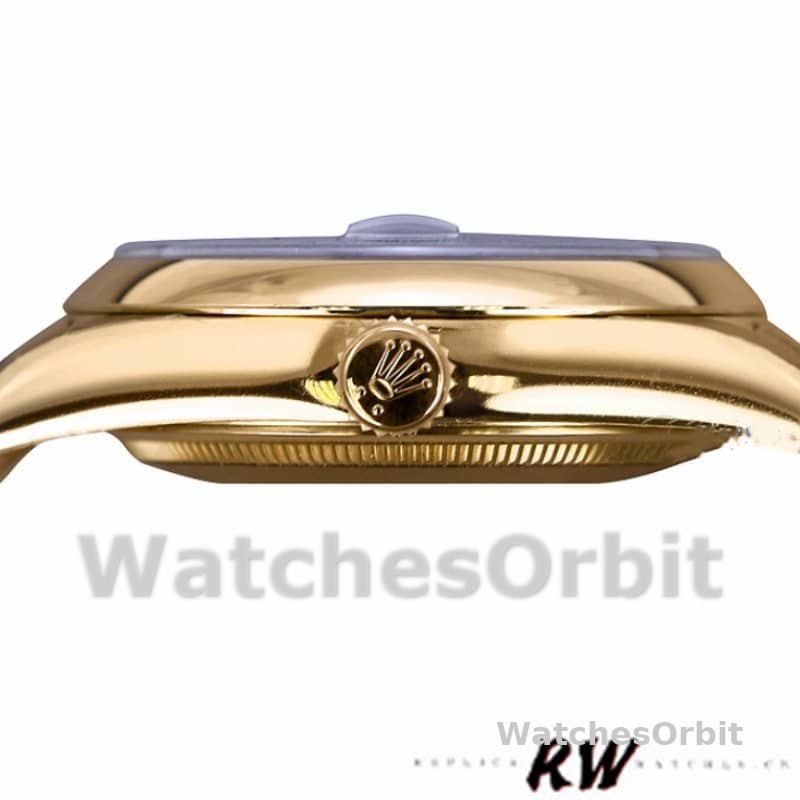 Rolex Day-Date 118208 Bulls Eye Diamonds Dial 36mm Unisex Replica Watch