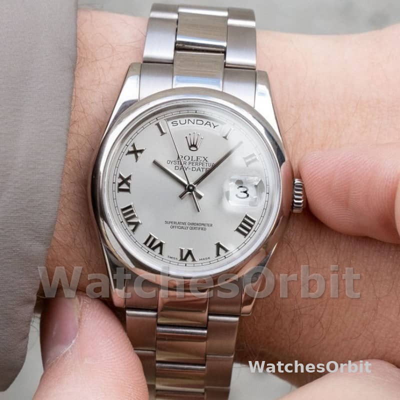 Rolex Day-Date 118209 White Dial 36mm Unisex Replica Watch