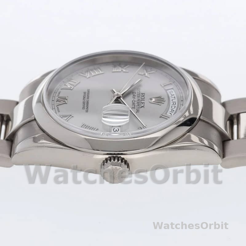 Rolex Day-Date 118209 White Dial 36mm Unisex Replica Watch