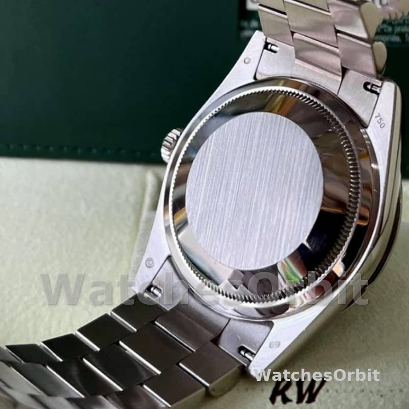 Rolex Day-Date 118209 White Gold Chocolate Brown Dial 36mm Unisex Replica Watch