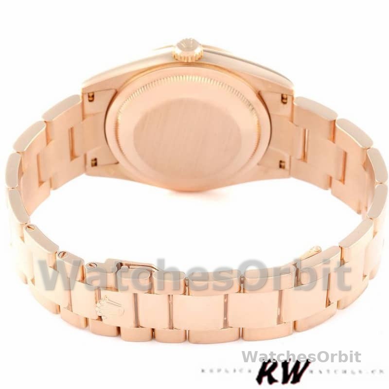 Rolex Day-Date 118235 Everose Gold Pink Diamond Dial 36mm Lady Replica Watch