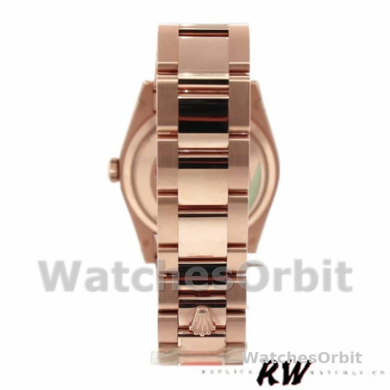 Rolex Day-Date 118235 Fluted Bezel Chocolate Dial 36mm Unisex Replica Watch