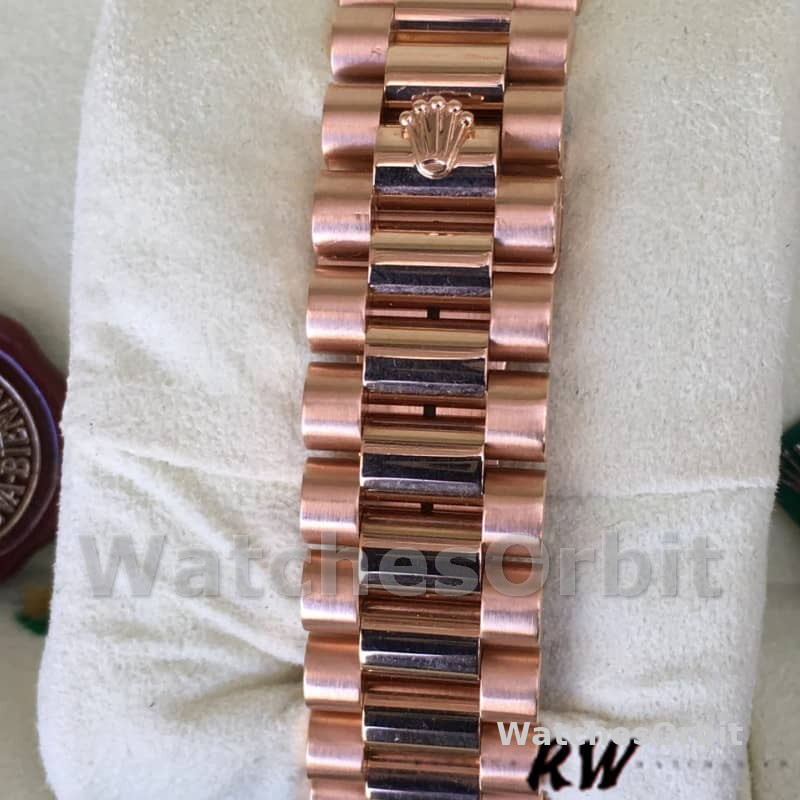 Rolex Day-Date 118235 Pink Diamond Dial 36mm Lady Replica Watch