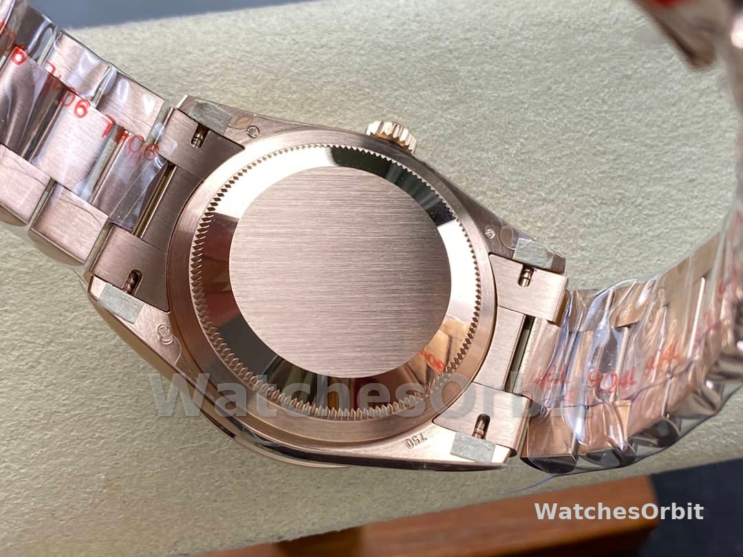 Rolex Day-Date 118235 Rose Gold Chocolate Brown Dial 36mm Unisex Replica Watch