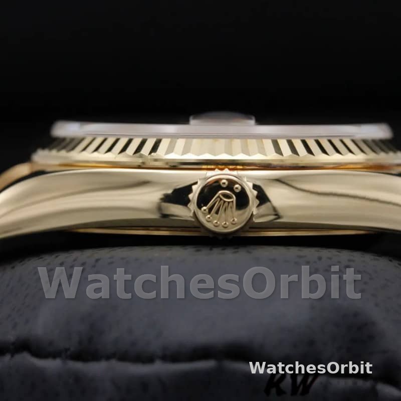 Rolex Day-Date 118238 Yellow Gold Diamond Champagne Dial 36mm Unisex Replica Watch