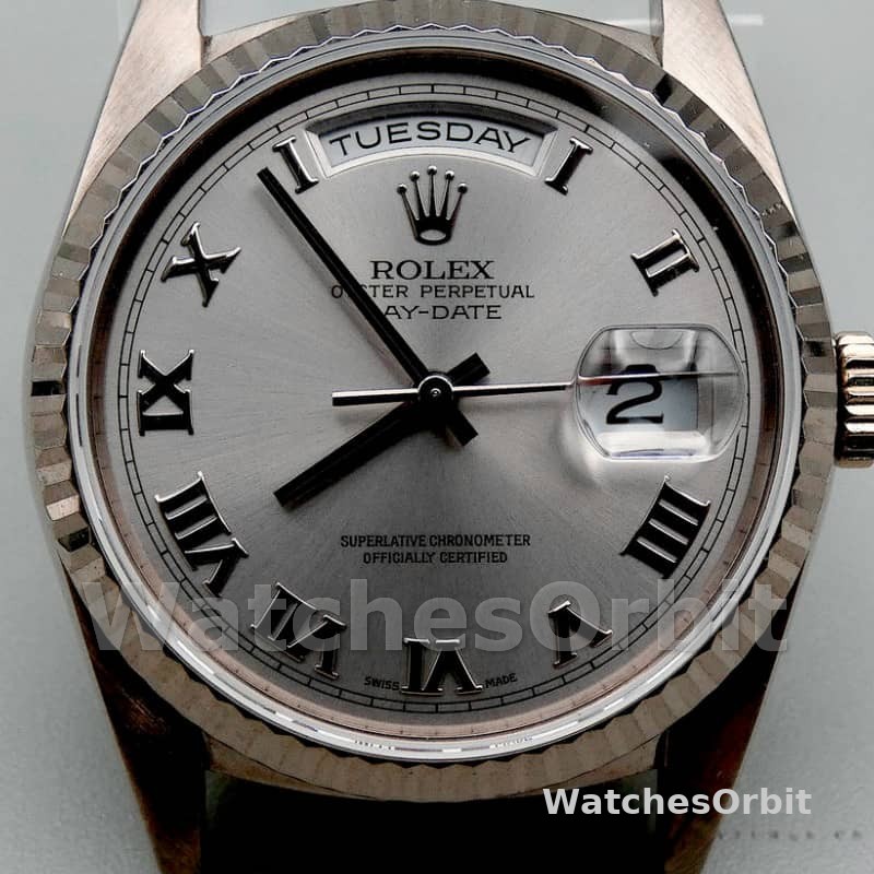 Rolex Day-Date 118239 Rhodium Roman Dial 36mm Unisex Replica Watch