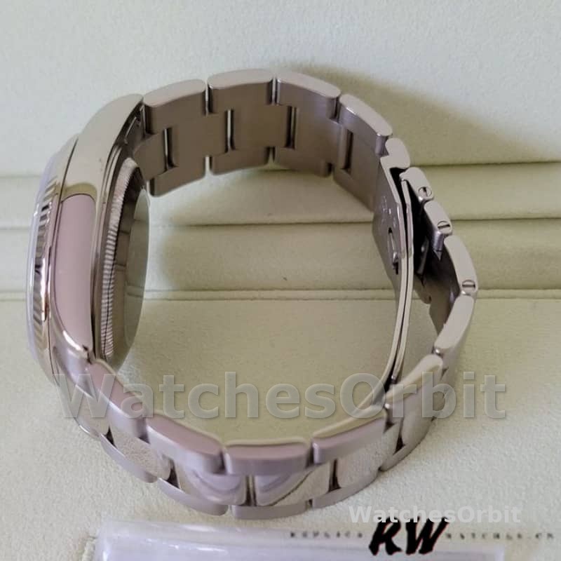 Rolex Day-Date 118239 White Gold Silver dial 36mm Unisex Replica Watch