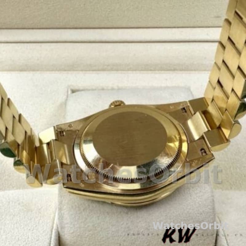 Rolex Day-Date 118388 Black Diamond Dial 36mm Unisex Replica Watch