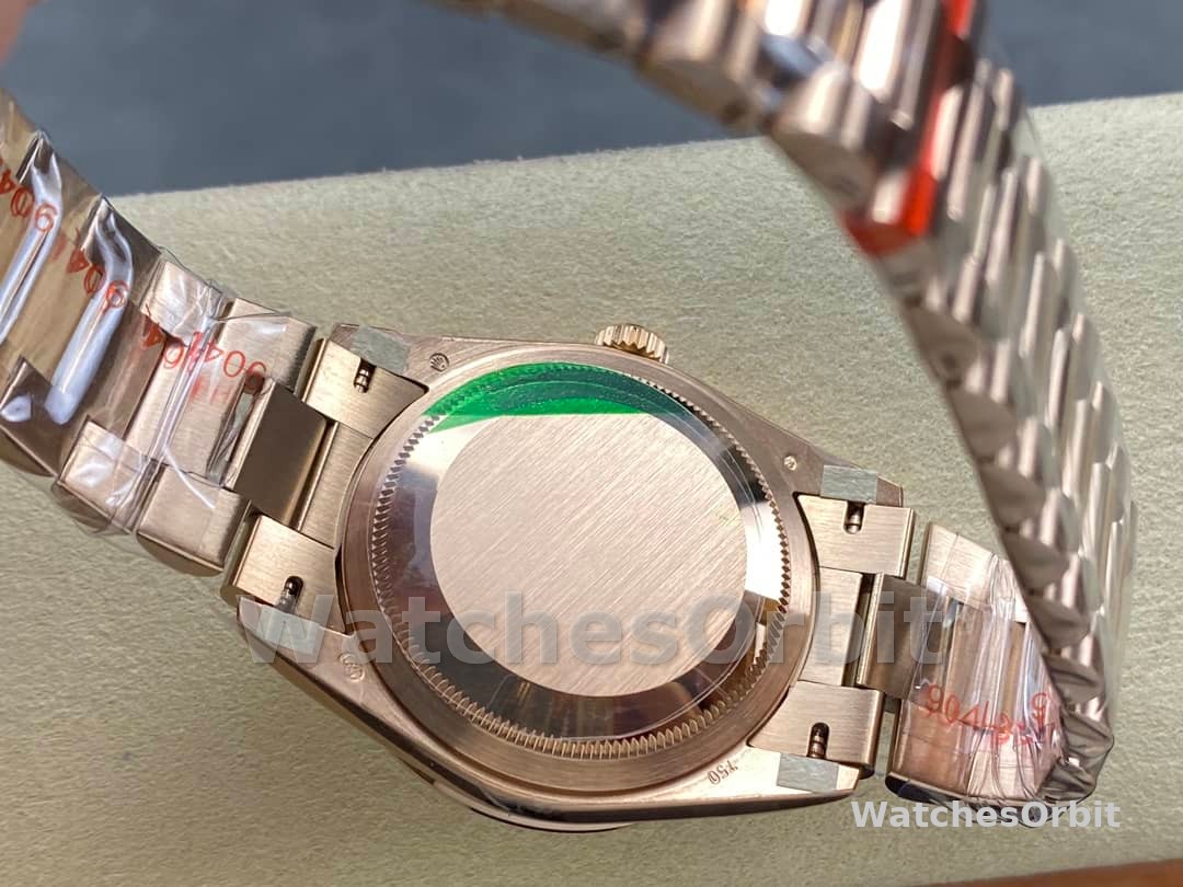 Rolex Day-Date 128345RBR White Dial Everose Gold 36MM Unisex Replica Watch