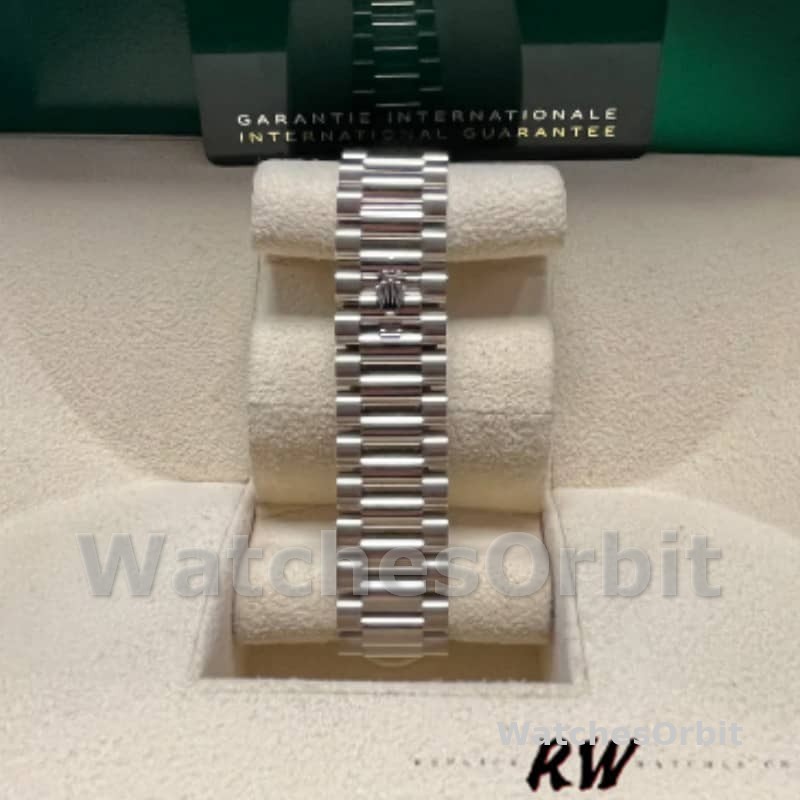 Rolex Day-Date 128349RBR 0010 Blue Ombre Dial Diamond Bezel 36MM Unisex Replica Watch