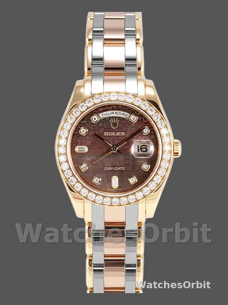 Rolex Day-Date 18948 Dark MOP Diamond Jubilee Dial Special Edition 39MM Mens Replica Watch