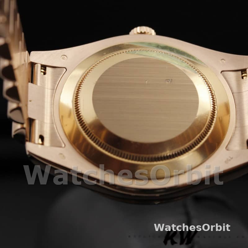 Rolex Day-Date 218235 Wave Bronze Dial Rose Gold 41MM Mens Replica Watch