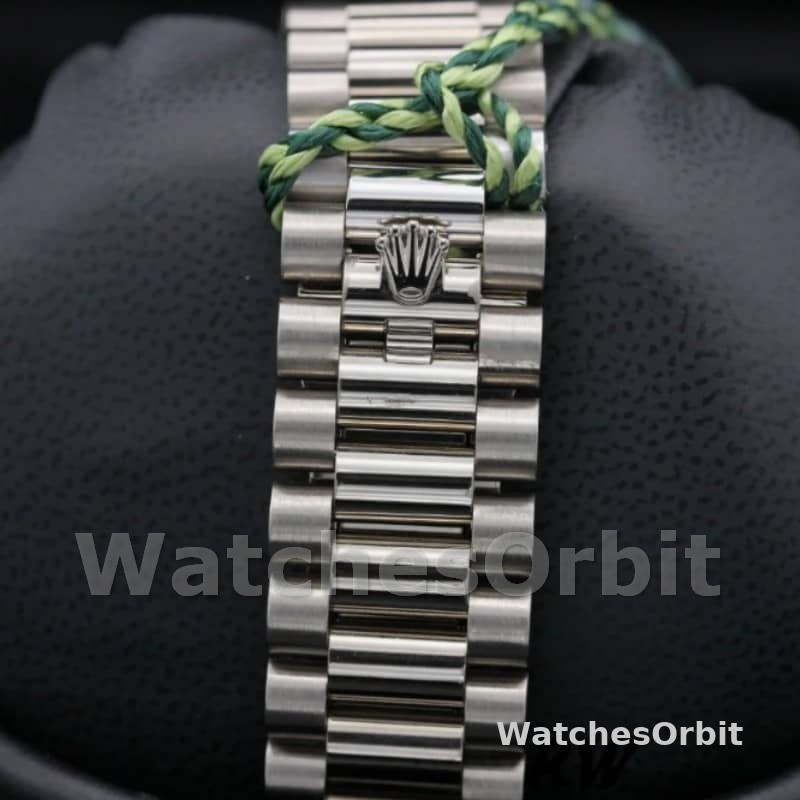 Rolex Day-Date 228349RBR Blue Roman Dial Diamond Bezel 40mm Mens Replica Watch