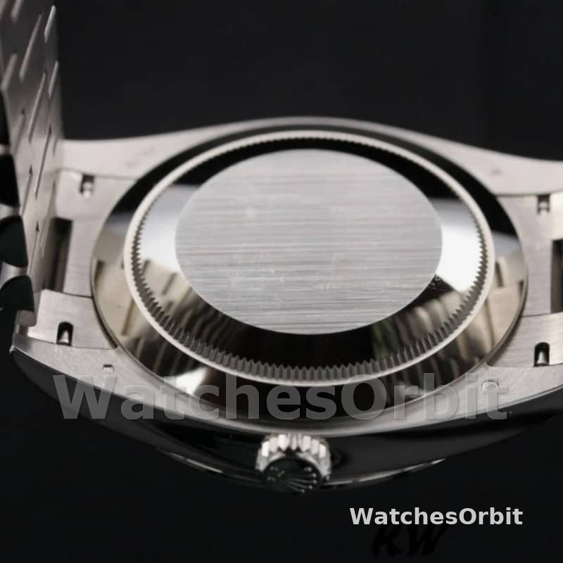 Rolex Day-Date 228349RBR Silver Stripe Motif Dial Diamond Bezel 40mm Mens Replica Watch