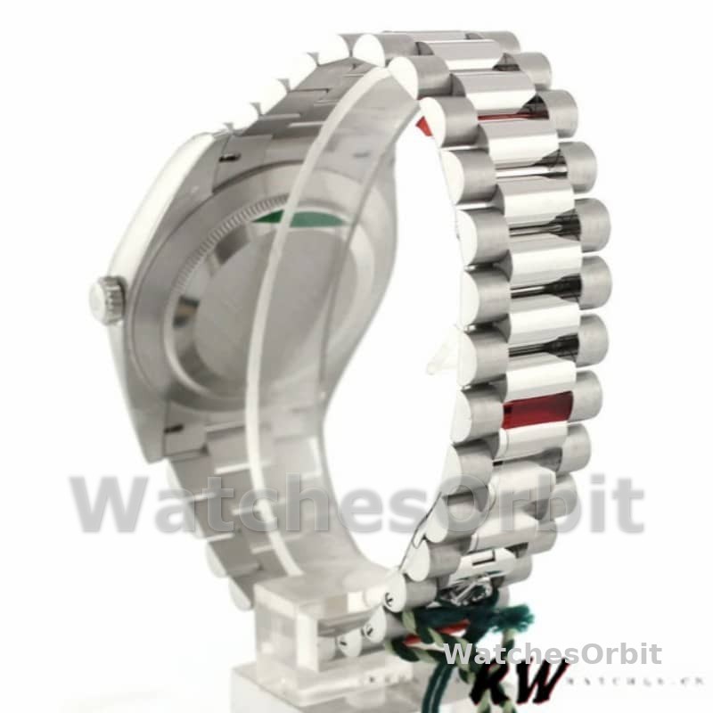 Rolex Day-Date 228396TBR Black Dial Diamond Bezel 40mm Mens Replica Watch