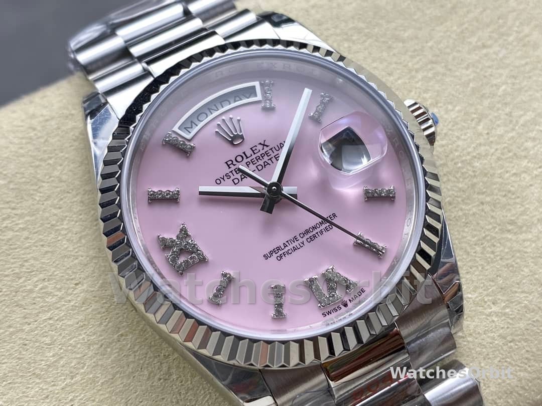 Rolex Day Date 36 Pink Roman m128236 0006