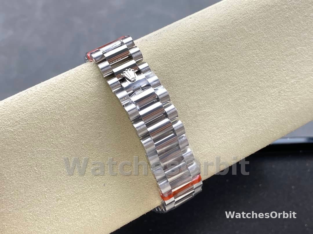 Rolex Day Date 36 White Dial Platinum President Bracelet m128236 0017