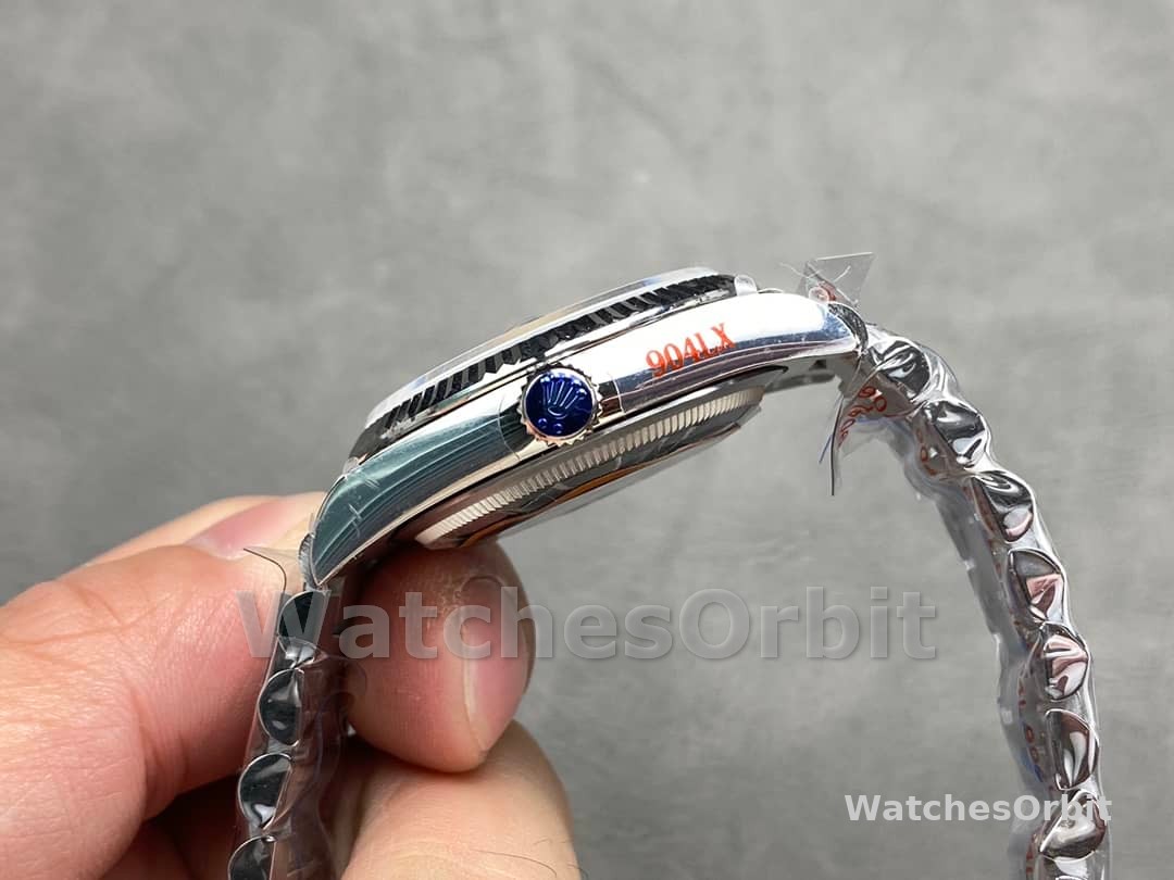 Rolex Day Date 36 White Gold Blue Ombre Dial M128236 0020