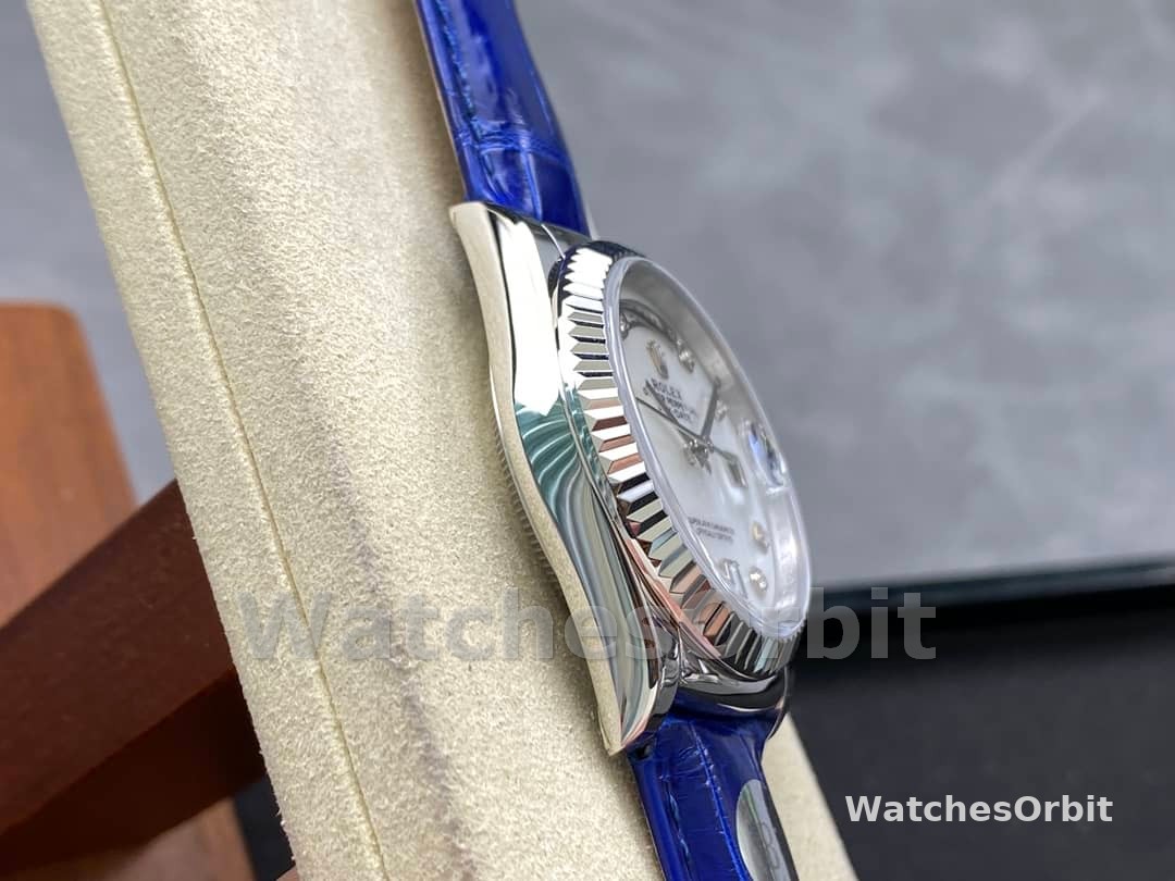 Rolex Day Date 36 White Gold Diamond Rhodium Dial 118139 0053