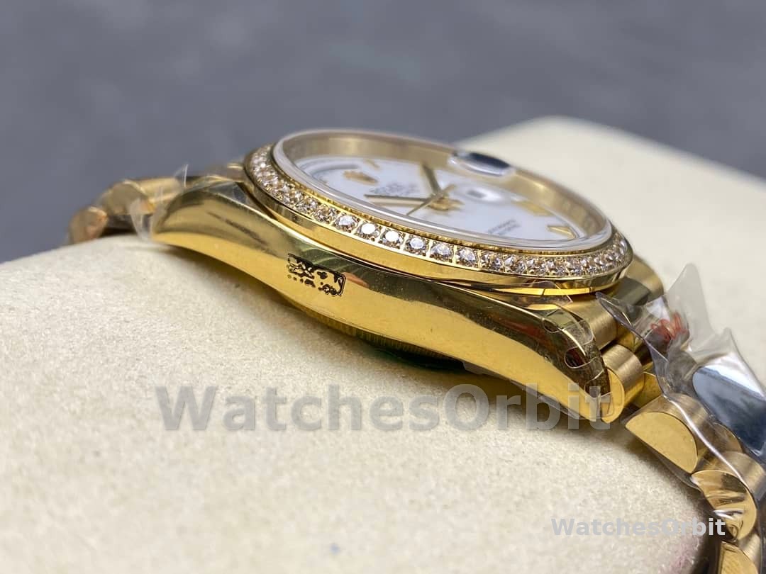 Rolex Day Date 36 Yellow Gold m128348rbr 0064 White Dial