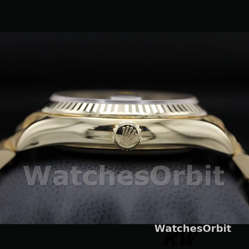 Rolex Day-Date 36MM 128238 0081 Fluted Bezel White Index Dial Unisex Replica Watch