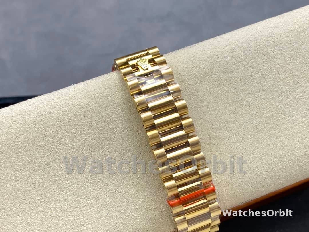 Rolex Day Date 36mm Yellow Gold 128238 0011 MOP Diamond