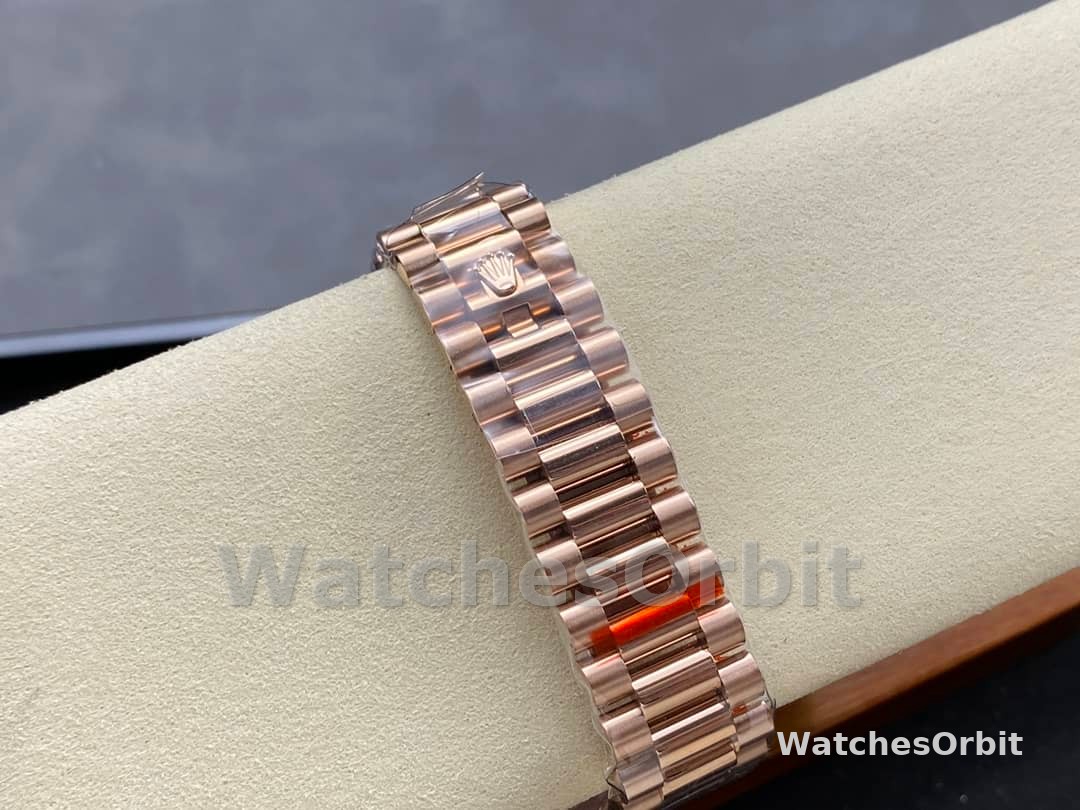 Rolex Day Date 40 18kt Everose Gold Rolex President Chocolate Dial m228235 0003