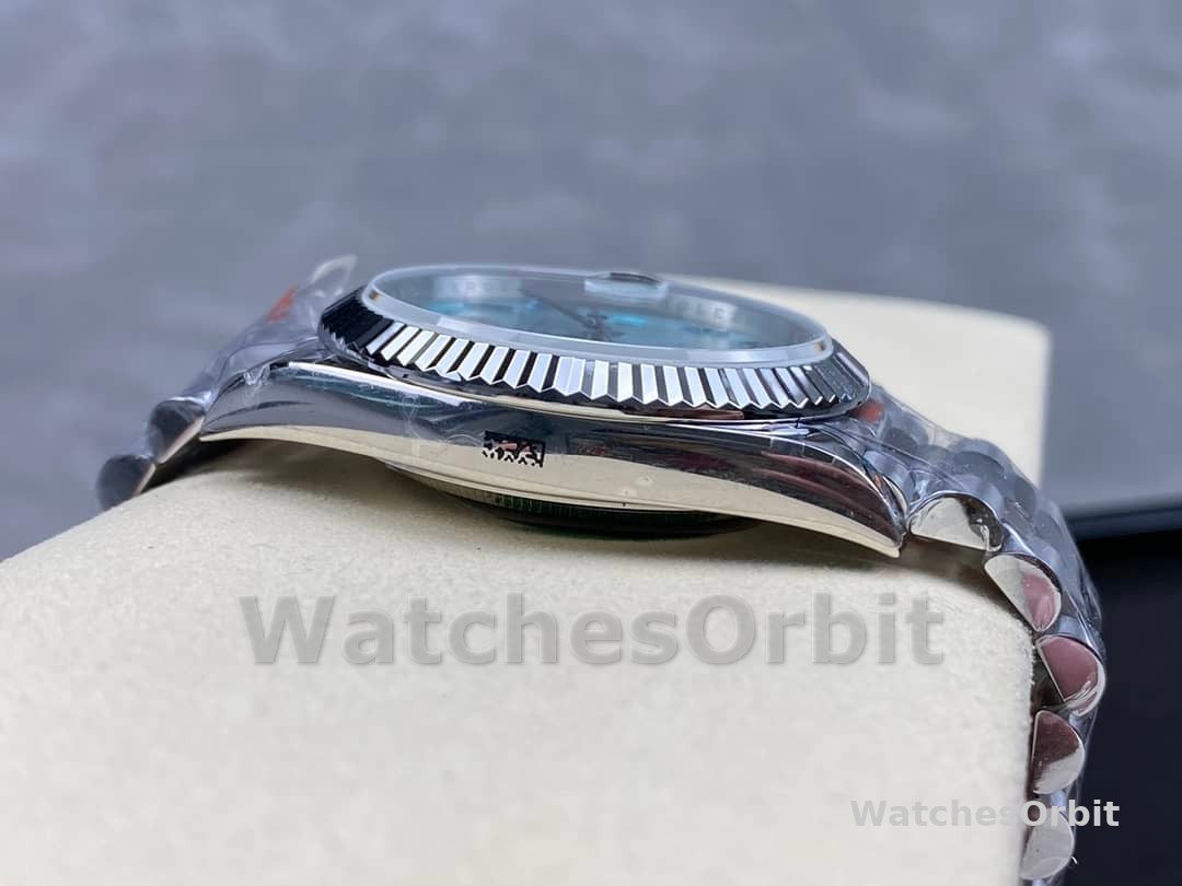 Rolex Day Date 40 228236 Platinum Ice Blue Dial Men's Watch