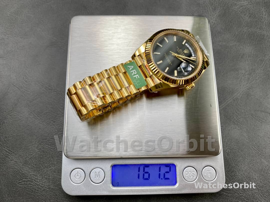 Rolex Day Date 40mm Yellow Gold President Black Dial m228238 0067