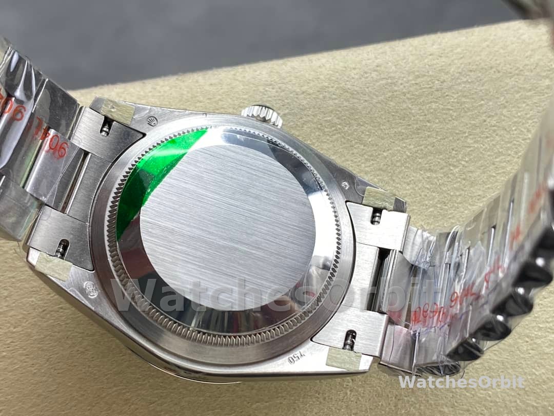 Rolex Day Date White Gold 36 Blue Diamond Dial m128239 0069