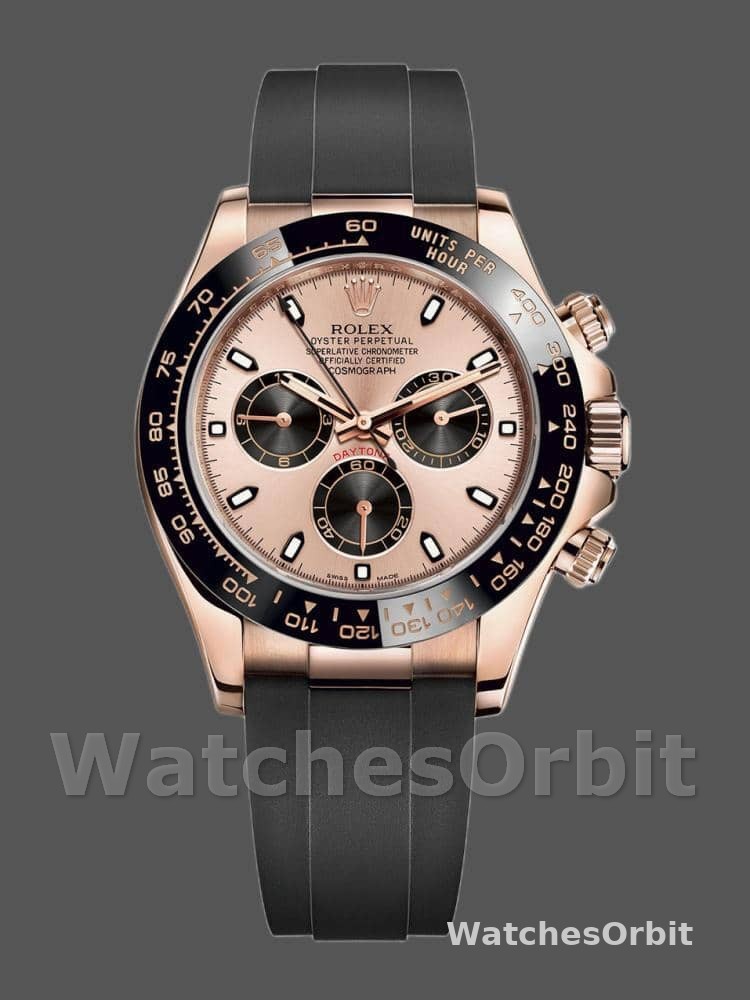 Rolex Cosmograph Daytona 116515LN Black Pink Dial 40mm Mens Replica Watch