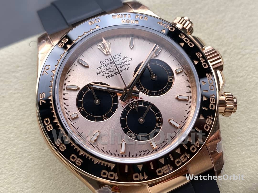 Rolex Cosmograph Daytona 116515LN Black Pink Dial 40mm Mens Replica Watch