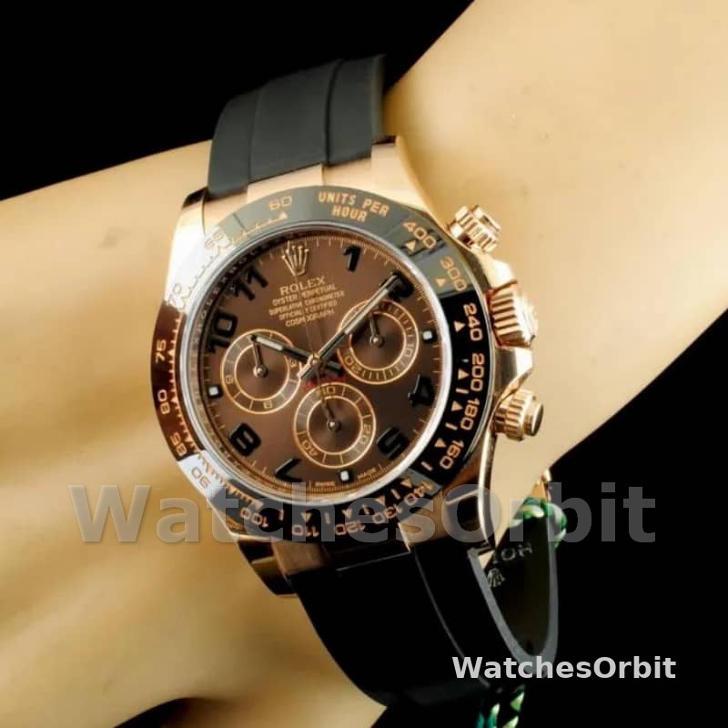 Rolex Cosmograph Daytona 116515LN Chocolate Arabic Dial 40mm Mens Replica Watch