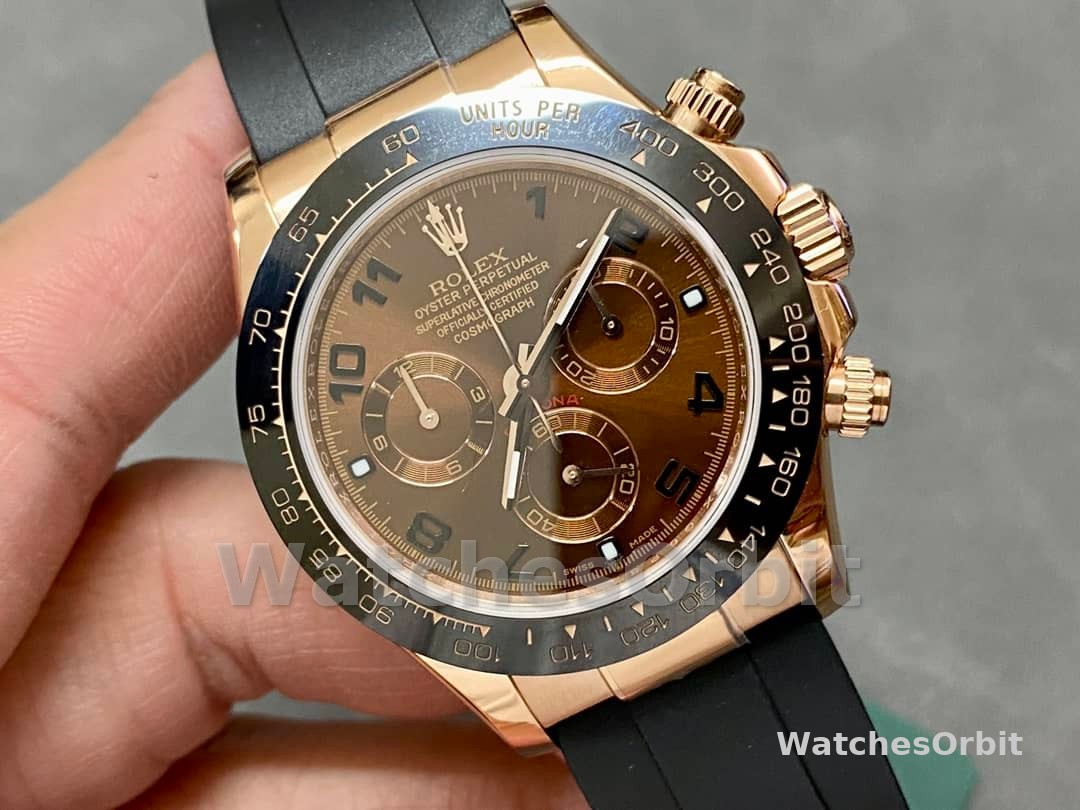 Rolex Cosmograph Daytona 116515LN Chocolate Arabic Dial 40mm Mens Replica Watch