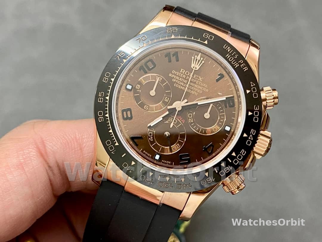 Rolex Cosmograph Daytona 116515LN Chocolate Arabic Dial 40mm Mens Replica Watch