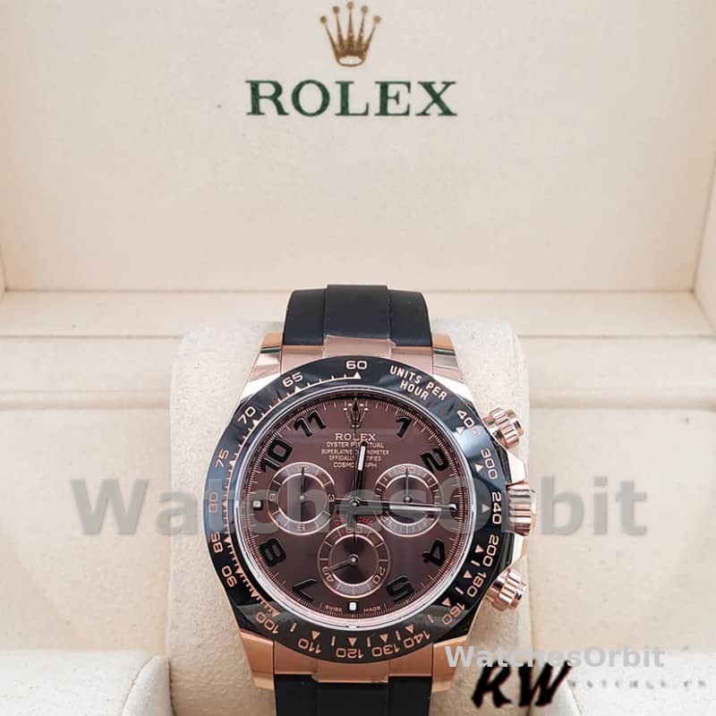 Rolex Cosmograph Daytona 116515LN Chocolate Arabic Dial 40mm Mens Replica Watch
