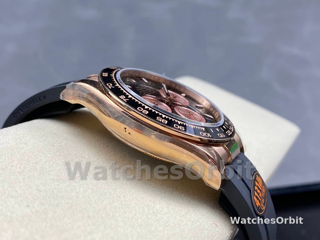 Rolex Cosmograph Daytona 116515LN Rose Gold Black Dial 40mm Mens Replica Watch
