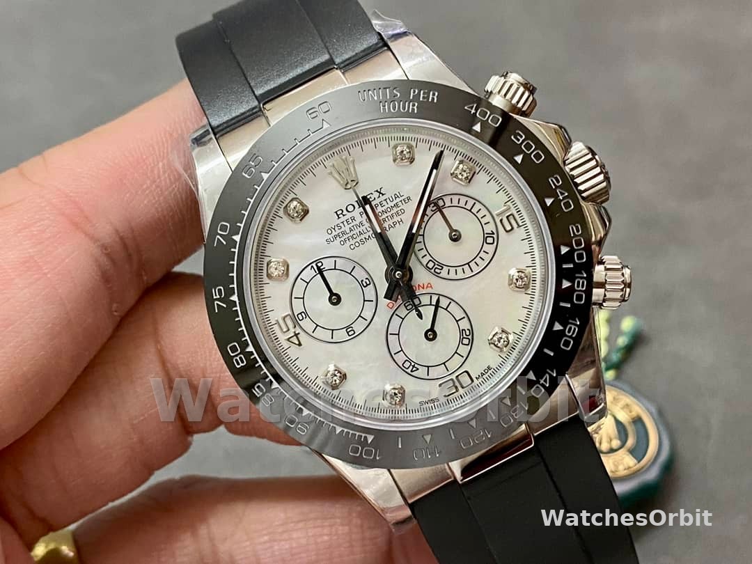 Rolex Cosmograph Daytona 116519 Mother of Pearl Dial 40mm Mens Replica Watch