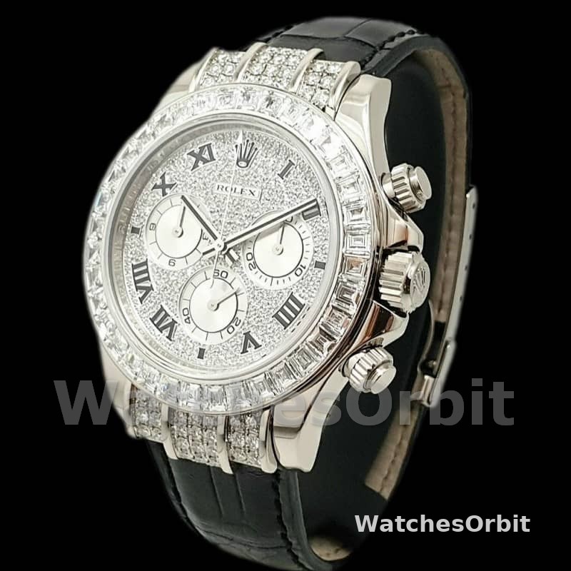 Rolex Cosmograph Daytona 116599 pave diamond dial 40mm Mens Replica Watch