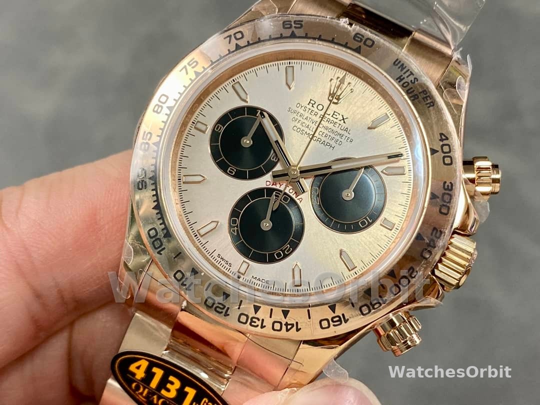 Rolex Cosmograph Daytona 126505 0003 Oyster Bracelet Rose Champagne Dial 40mm Mens Replica Watch