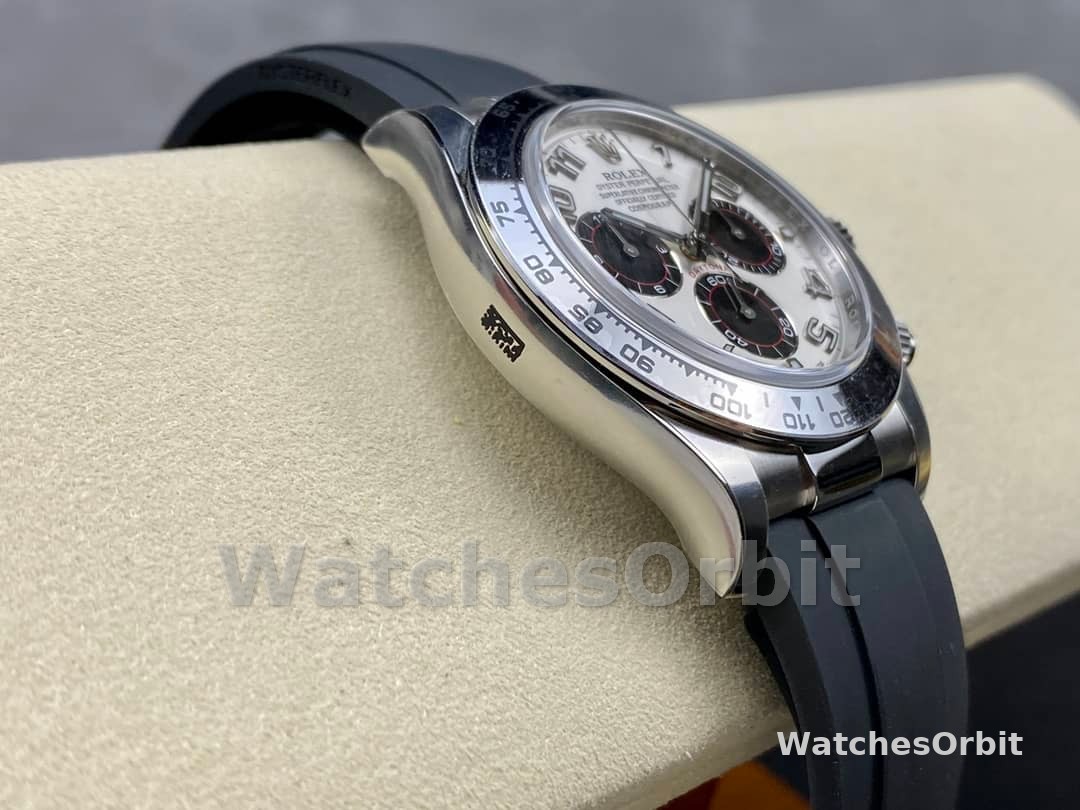 Rolex Cosmograph Daytona White Gold Case Panda Dial 116519 Men's Watch