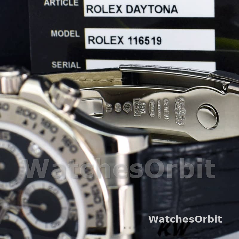 Rolex Daytona 116519 Black Diamonds Dial 40mm Mens Replica Watch