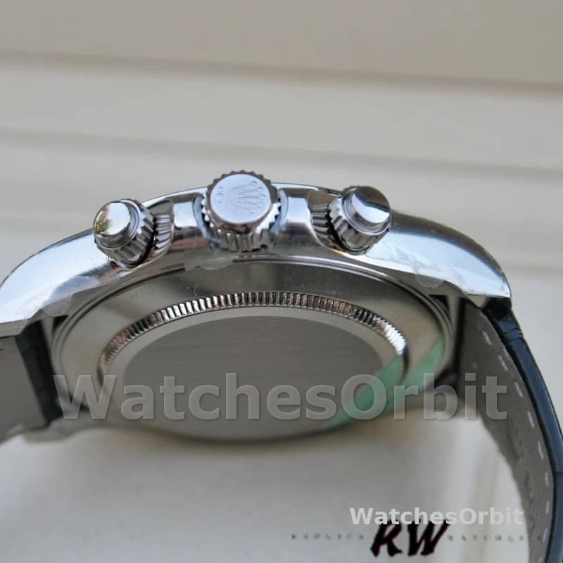 Rolex Daytona 116519 Meteorite Dial Leather strap 40mm Mens Replica Watch